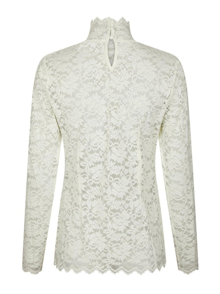 Liza lace blouse creme