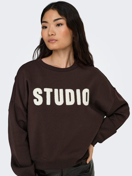 ONLSWEAT LIFE L/S CREW O.SIZE