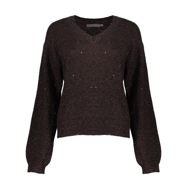 Pullover lurex and sequinces