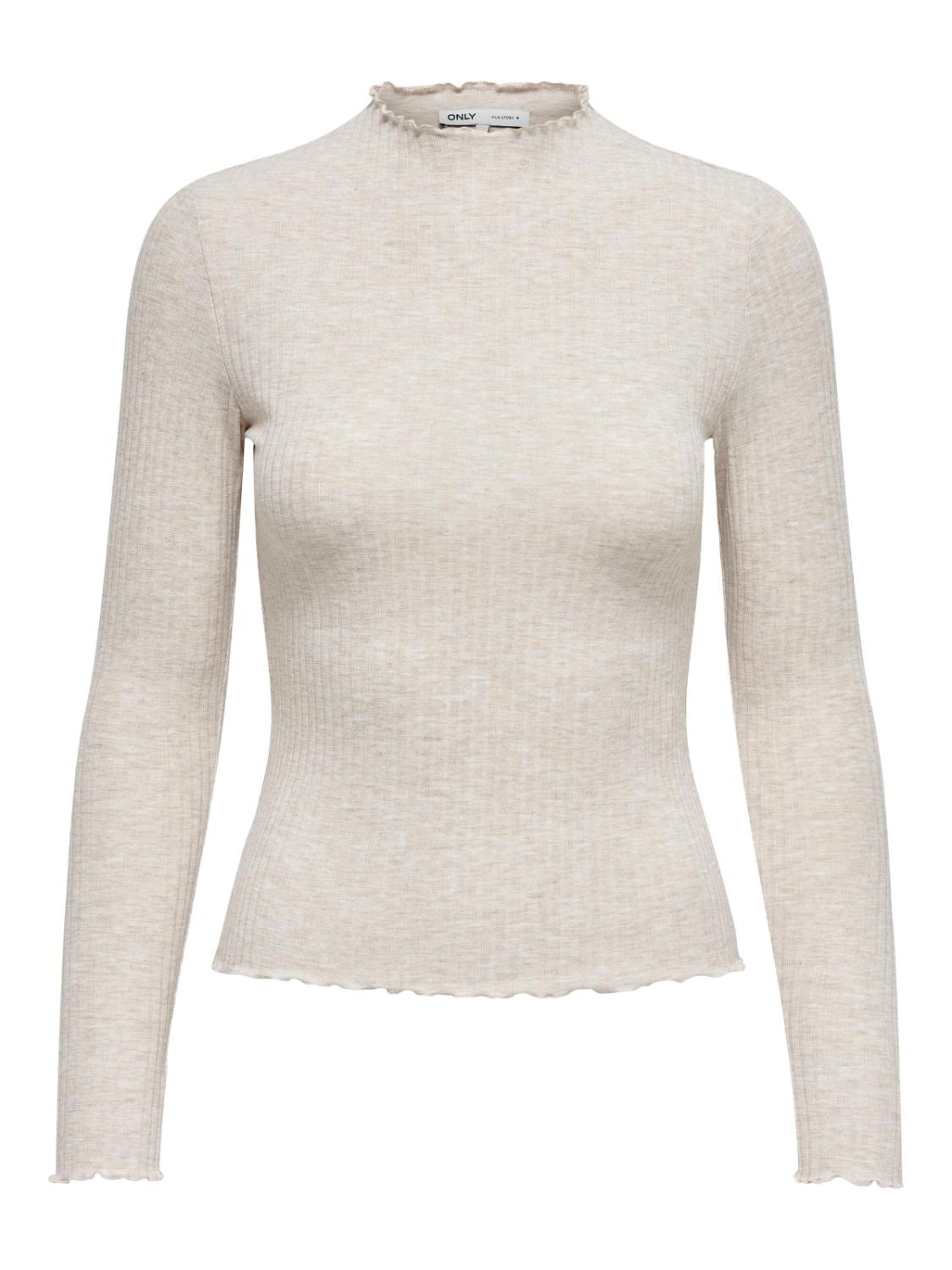 ONLEMMA L/S HIGH NECK TOP NOO