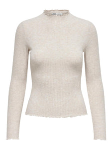 ONLEMMA L/S HIGH NECK TOP NOO