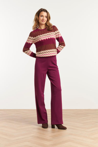 Pants 25751 aubergine