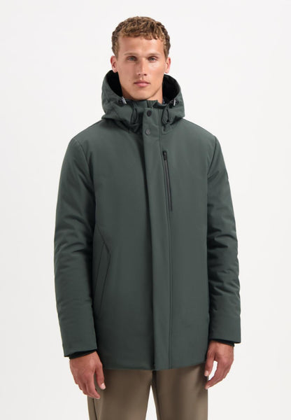 Jacket long soft shell steel