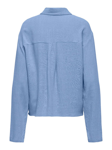 ONLSOLVI L/S LINEN BL SHIRT C