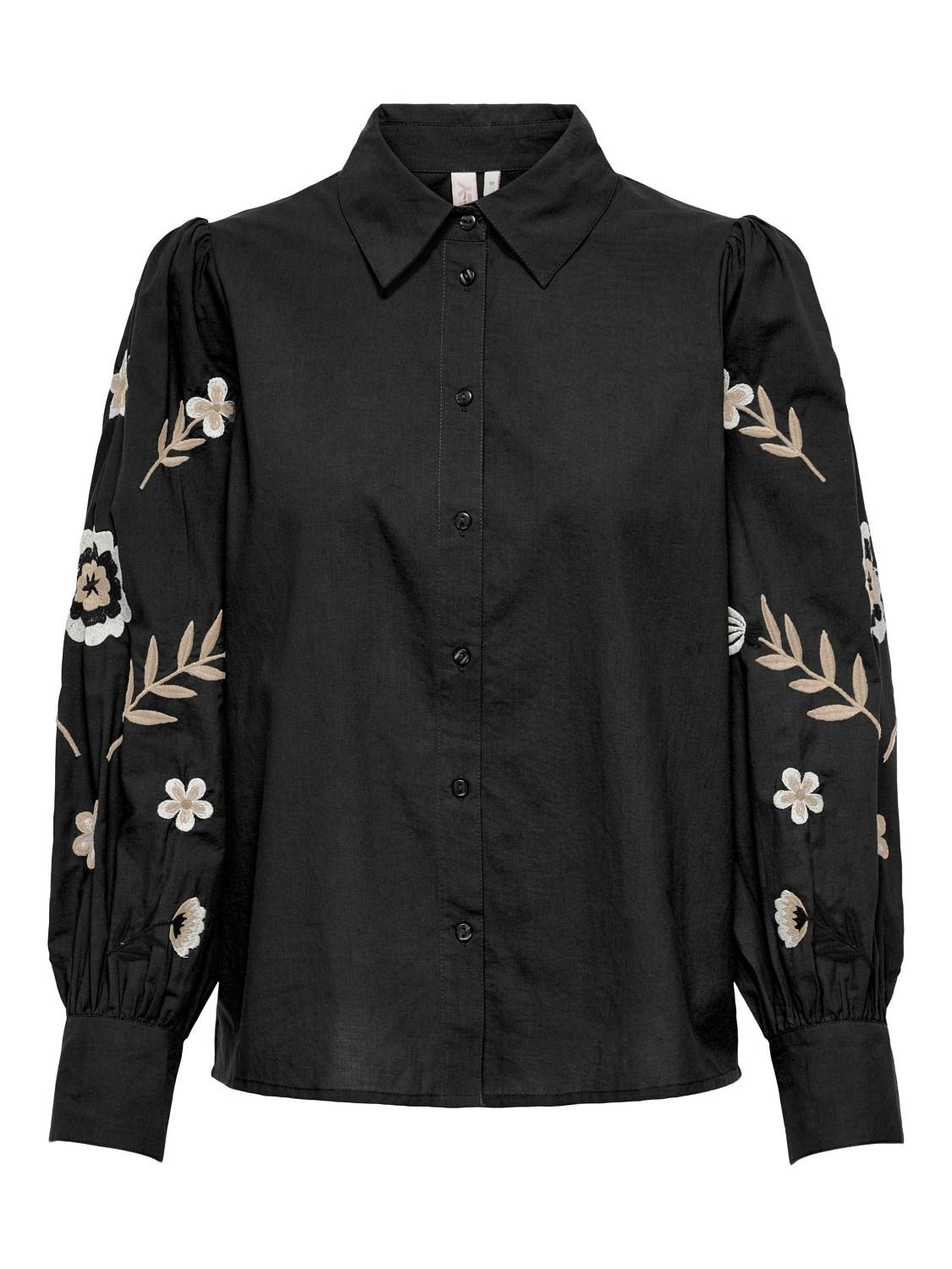 ONLZORA LISE LS EMB. SHIRT WV