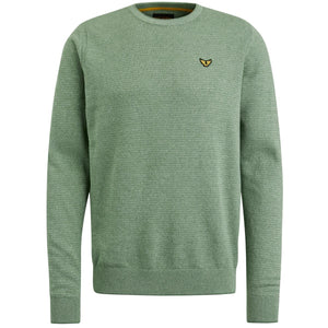 R-neck cotton mouline