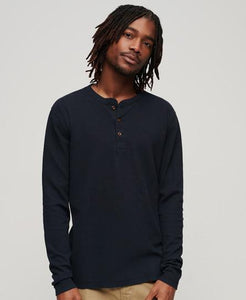 Waffle l/s henley M6010776A