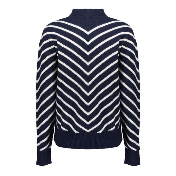 Pull stripes turtleneck