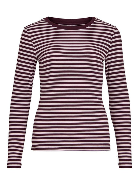 VIAVERA O-NECK L/S TOP