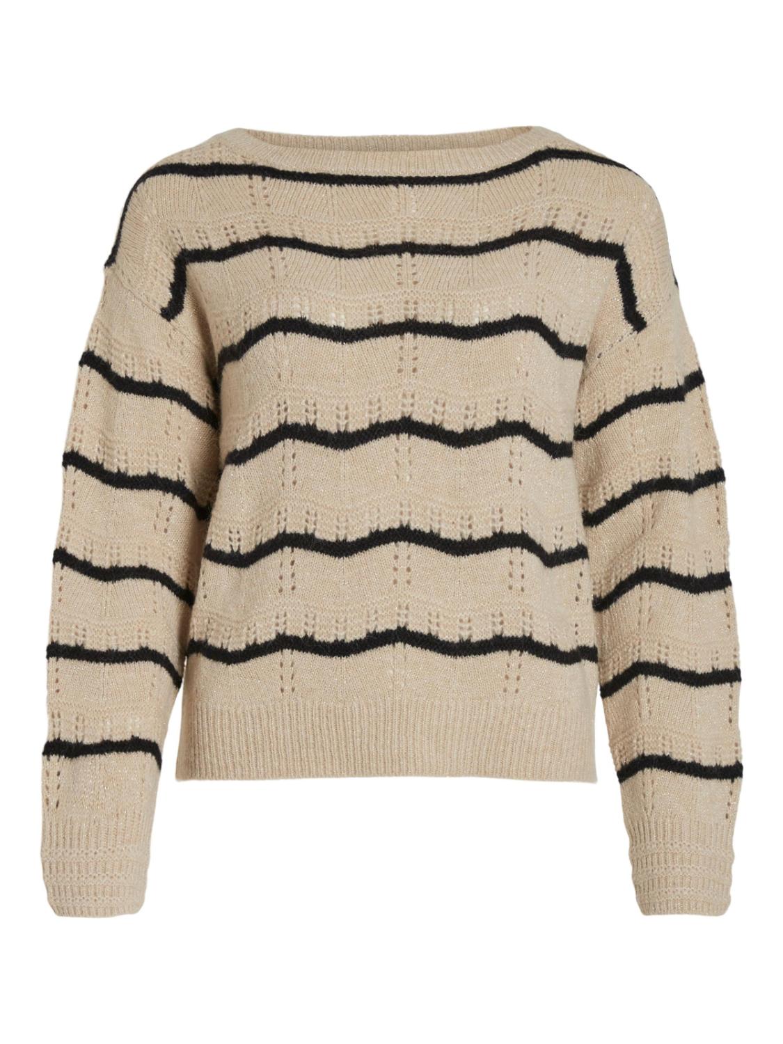 VIPOLANA LS BOATNECK GLITTER