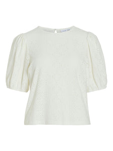 VIKALLY O-NECK 2/4 TOP - NOOS