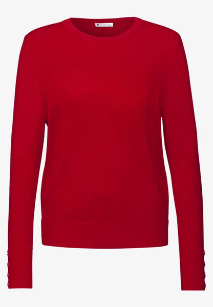basic sweater button detail