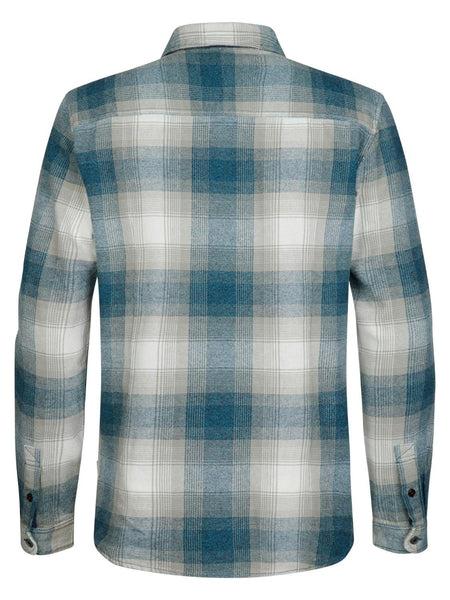 Men Shirt Long Sleeve Check