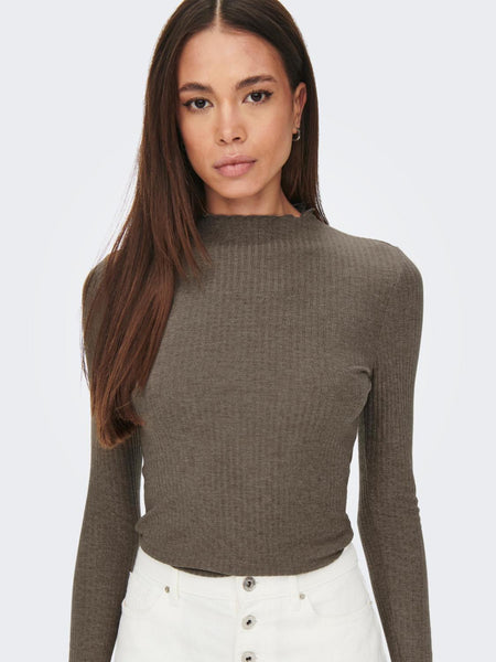 ONLEMMA L/S HIGH NECK TOP NOO