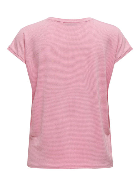 ONLCLAUDIA S/S GLITTER STRIPE