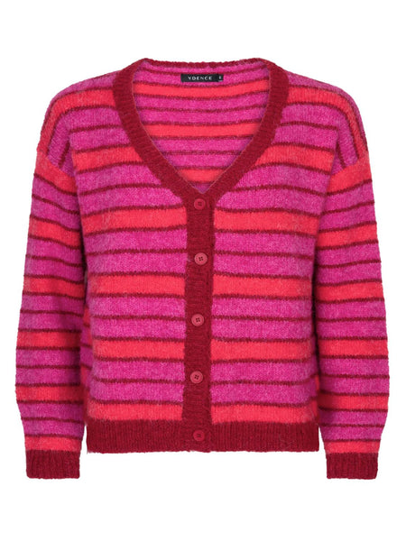 Cardigan ginny fuchsia/red