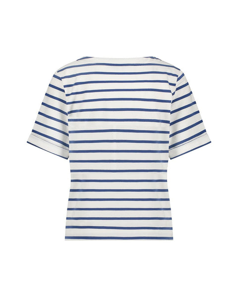 Terry stripe short sleeve