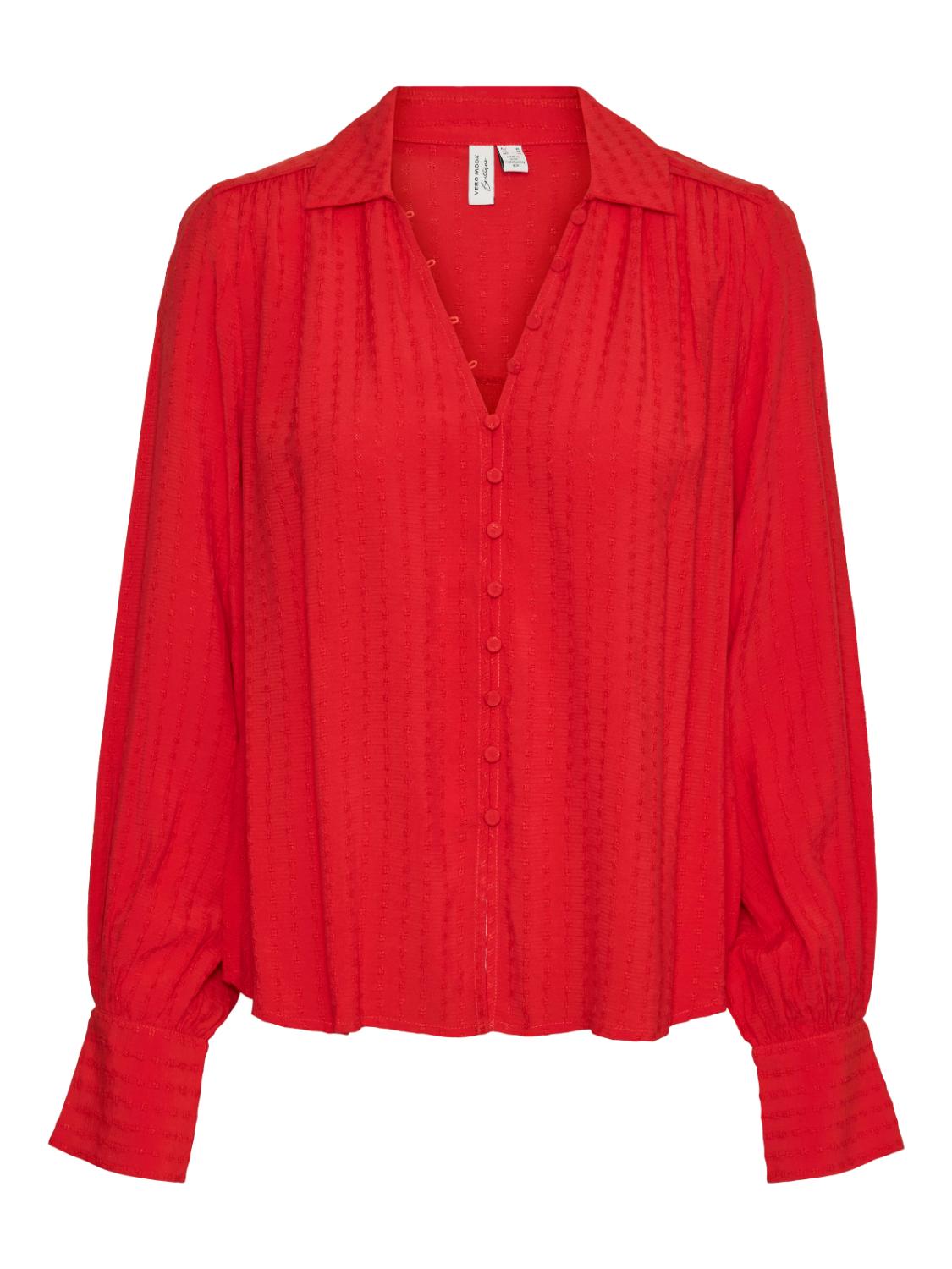 VMVIOLET L/S SHIRT WVN BTQ GA