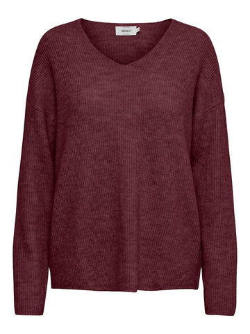 ONLCAMILLA V-NECK L/S PULLOVE