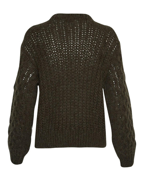 Pepita heide pullover 17734