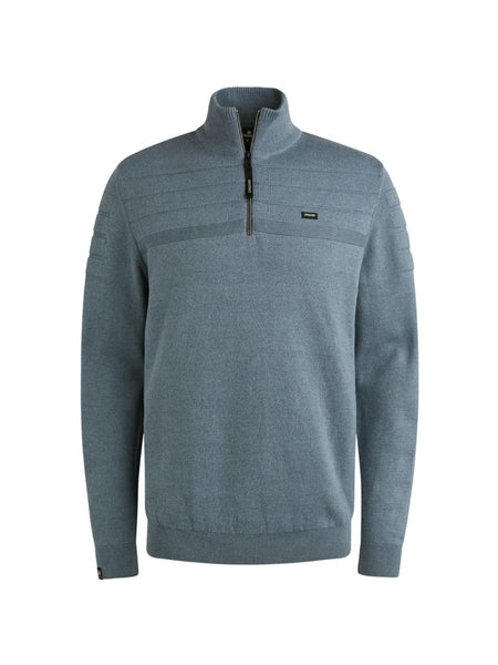 Half zip collar cotton bonded