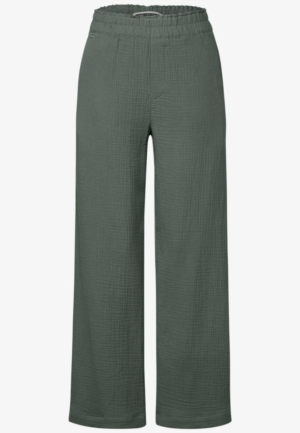 LTD QR musseline_Wide Leg HW