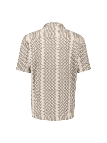 Shirt s/s jacquard zigzag kit