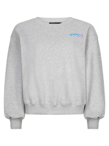 Sweater catch me grey melange