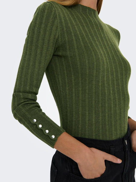 ONLDIMA LIFE LS BUTTON O-NECK