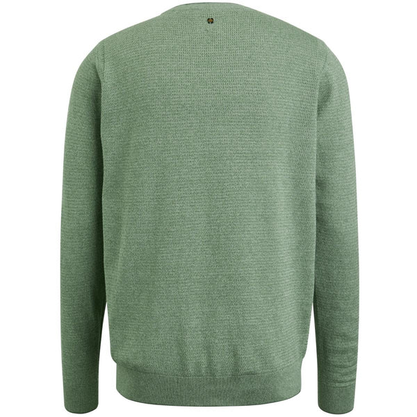 R-neck cotton mouline