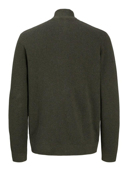 JJMILANO STITCH KNIT HALF ZIP