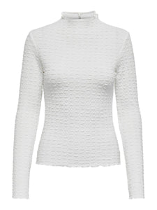 ONLGERDA L/S MOCK NECK TOP JR