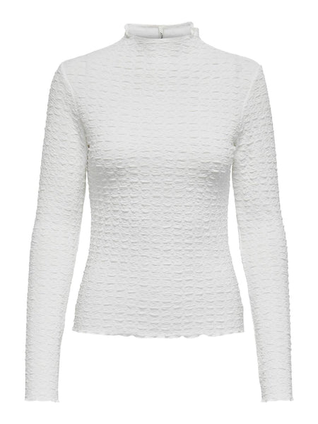 ONLGERDA L/S MOCK NECK TOP JR