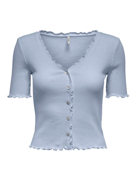 ONLLAILA S/S BUTTON TOP JRS