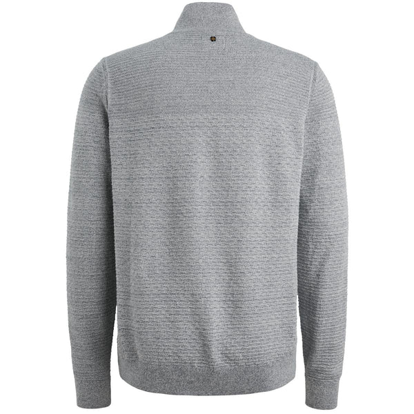 Half zip collar cotton moulin