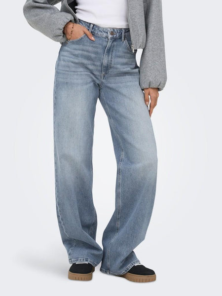 ONLJUICY HW WIDE LEG DNM DOT6