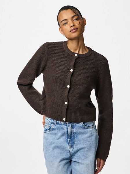 PCSILLY LS O-NECK KNIT CARDIG