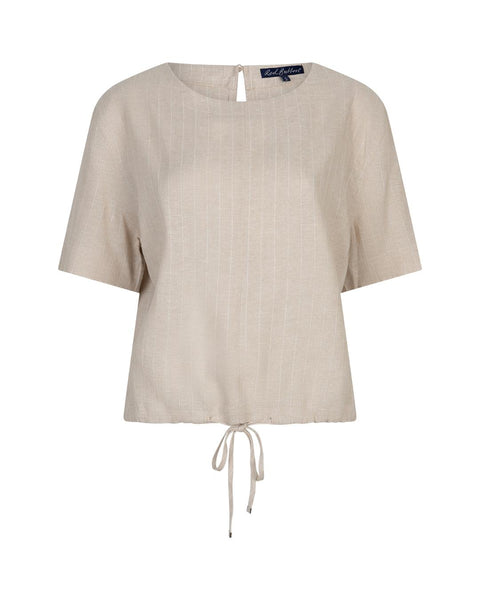 Skyler Linen/Visc Pinstripe