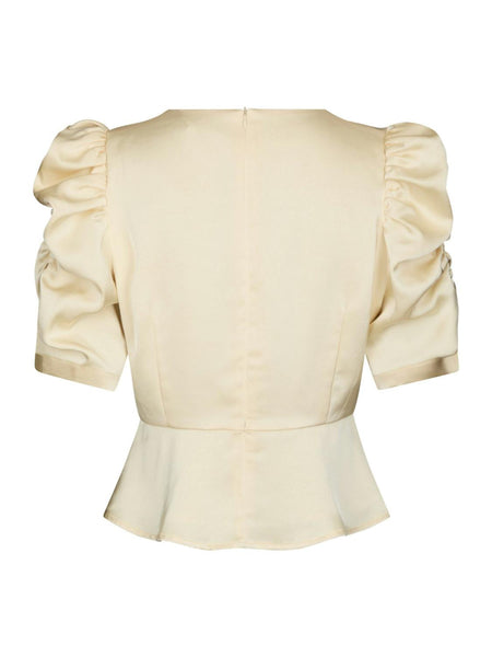 Benua heavy sateen blouse