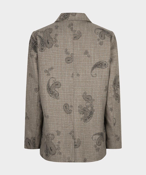 Blazer paisley check