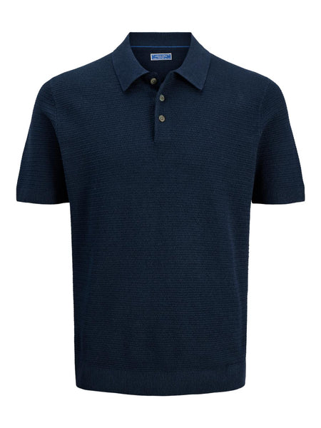 JPRBLURILEY KNIT POLO SS SN