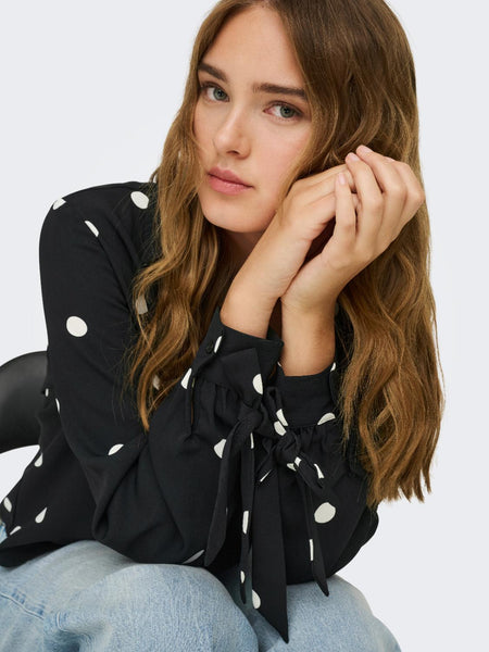 ONLBELEM L/S BOW TOP WVN SUD