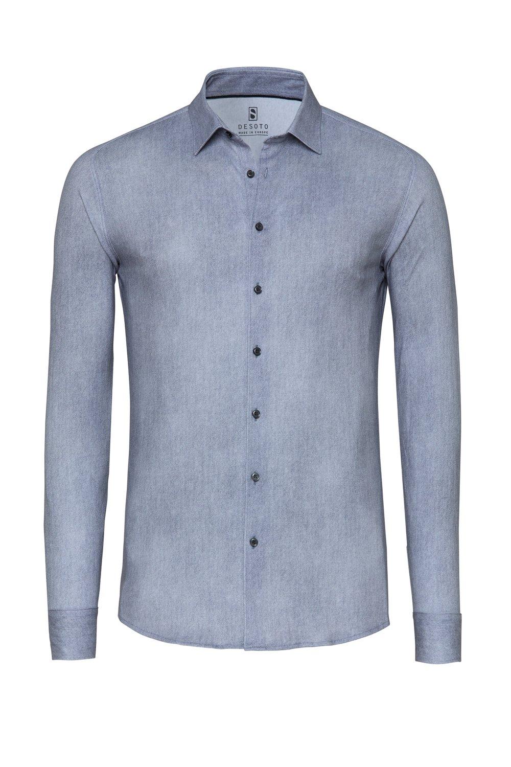 Shirt casual kent grey denim