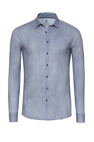 Shirt casual kent grey denim