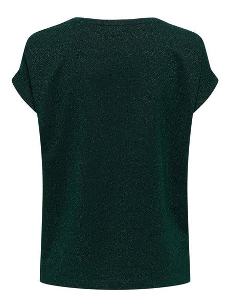 ONLMOSTER GLITTER S/S TOP JRS