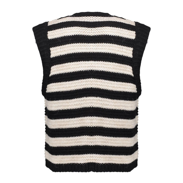 Gilet knitted stripe 34847-70
