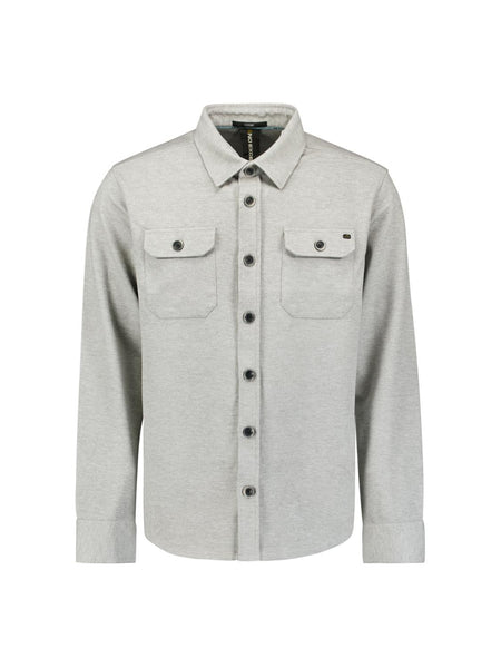 Overshirt jacquard grey