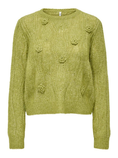 ONLMONIQUE LS O-NECK FLOWER C