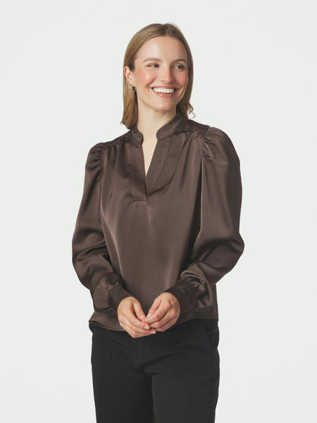 Rosslyn heavy sateen blouse