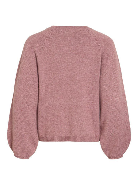 VISAPNA O-NECK L/S KNIT TOP/P